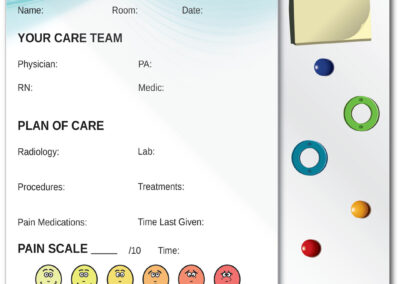 Patient Communication Marker Boards - Fully changeable with extender