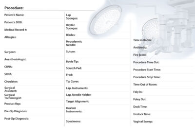 Patient Communication Marker Boards - Medstar OR