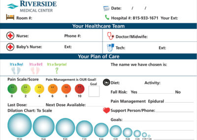 Patient Communication Marker Boards - Riverside Medical Center Labor E