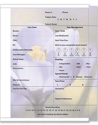 Patient Communication Marker Boards - Changeable EI vibra