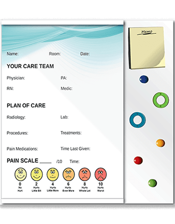 Patient Communication Marker Boards - Fully changeable w extender